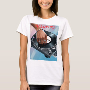 🎧 Drop the Beat: DJ Hand op Platenspeler Vibes 🎶 T-shirt