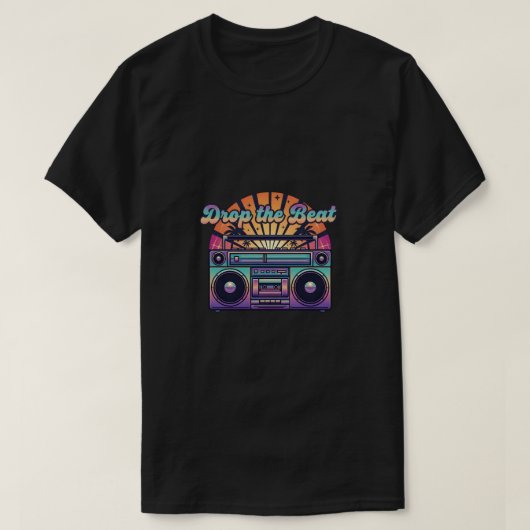 Drop the beat t-shirt (Design voorkant)
