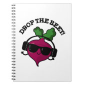 Drop The Beet Funny Music Veggie Pun  Notitieboek (Voorkant)
