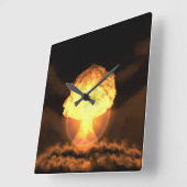 Drop the bomb vierkante klok (Hoek)