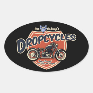 Dropcycli Ovale Sticker
