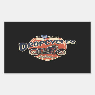 Dropcycli Rechthoekige Sticker
