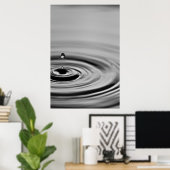 Droplet Ricochet Poster (Thuiskantoor)