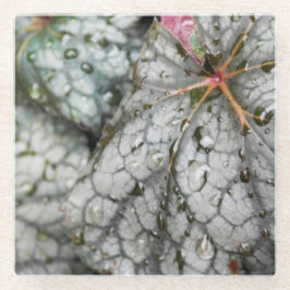 "Droplets" Oorspronkelijke kunst van KAS Glazen Onderzetter