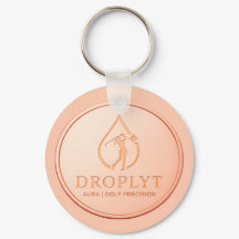 Droplyt Golf Aura Logo Sleutelhanger