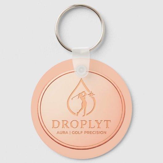 Droplyt Golf Aura Logo Sleutelhanger (Voorkant)