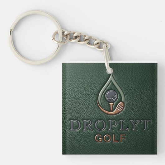 Droplyt Golf Heritage Green Sleutelhanger (voorkant)