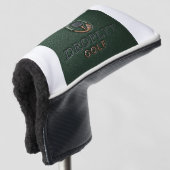 Droplyt Golf Rustic Green Putterhoes Golfheadcover (3/4 voorkant)