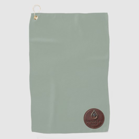 Droplyt Golf Rustic Logo Golf Handdoek (Voorkant)