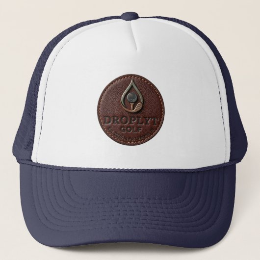 Droplyt Golf Rustic Logo Hoed Trucker Pet (Voorkant)