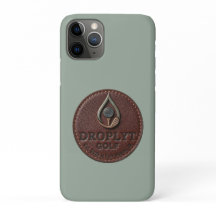 Droplyt Golf Rustic Logo iPhone Hoesje