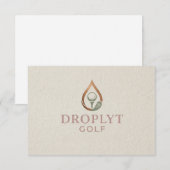 Droplyt Golf Signature Bedankkaart (Voorkant / Achterkant)