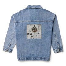 Droplyt Golf Signature Design Dames Denim Jas