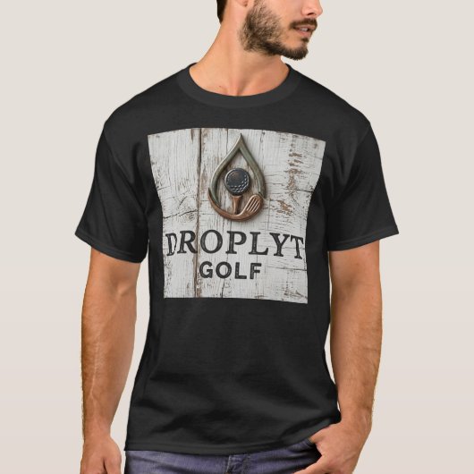 Droplyt Golf Signature Design Unisex T-shirt (Voorkant)