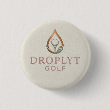 Droplyt Golf Signature Knop (Roze Logo)
