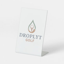 Droplyt Golf Signature Sokkelbord Reclamebord Met Voetstuk
