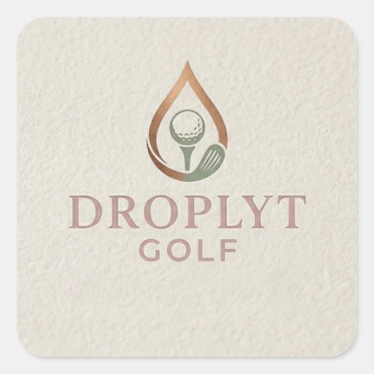 Droplyt Golf Signature Sticker (Voorkant)