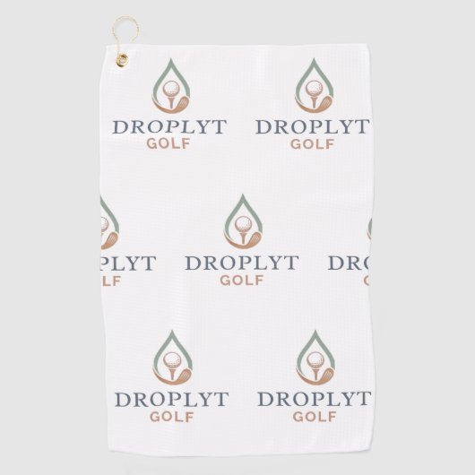 Droplyt Signature Golfhanddoek (Voorkant)
