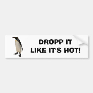 DROPP HET ZOALS HET HART IS BUMPERSTICKER