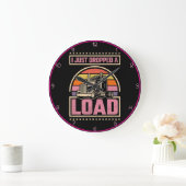 Dropped A Load" Trucker Pink Grote Klok (Huis)