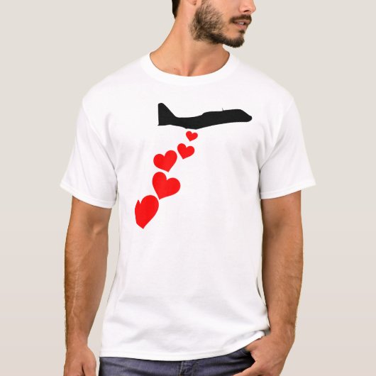 Droppin Love Bombs T-shirt (Voorkant)