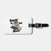 Droppin 'My New Release Dog Hip-Hop Bagagelabel (Voorkant horizontaal)