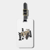 Droppin 'My New Release Dog Hip-Hop Bagagelabel (Voorkant verticaal)