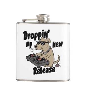 Droppin 'My New Release Dog Hip-Hop Heupfles