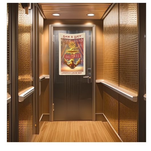 Dropping Anker voor de feestdagen Spandoek