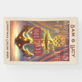 Dropping Anker voor de feestdagen Spandoek (Horizontaal)