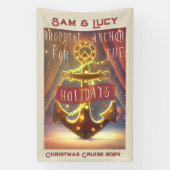 Dropping Anker voor de feestdagen Spandoek (Verticaal)