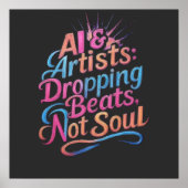 Dropping Beats Poster (Voorkant)