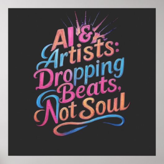 Dropping Beats Poster (Voorkant)