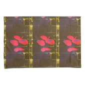 "Dropping Petals" (standaard) paar Kussenslopen (Voorkant-Rechts)