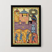 Dropping Rocks, 14e-eeuwse Codex Manesse Button (Voorkant)