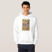 Dropping Rocks, 14e-eeuwse Codex Manesse Hoodie (Voorkant volledig)