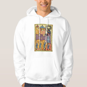 Dropping Rocks, 14e-eeuwse Codex Manesse Hoodie
