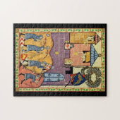 Dropping Rocks, 14e-eeuwse Codex Manesse Legpuzzel (Horizontaal)