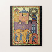 Dropping Rocks, 14e-eeuwse Codex Manesse Legpuzzel (Verticaal)