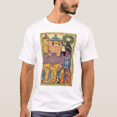 Dropping Rocks, 14e-eeuwse Codex Manesse T-shirt (Voorkant)