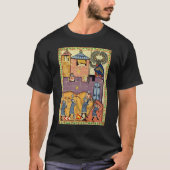 Dropping Rocks, 14e-eeuwse Codex Manesse T-shirt (Voorkant)