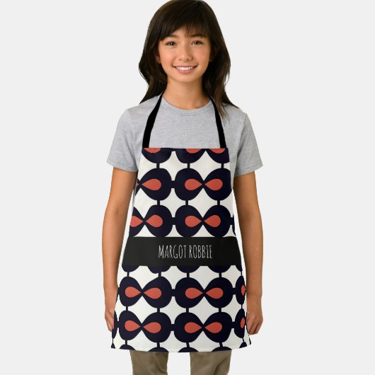 Drops horizontaal Abstract geometrisch patroon Schort (Insitu)