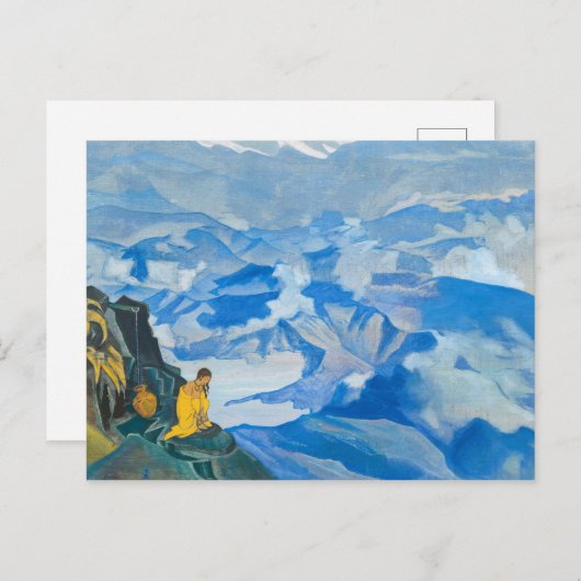 Drops of Life, 1924, van Nicholas Roerich Briefkaart (Voorkant / Achterkant)