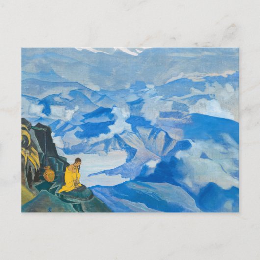 Drops of Life, 1924, van Nicholas Roerich Briefkaart (Voorkant)