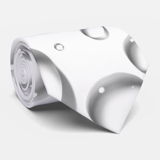 Drops of Water Necktie Stropdas (Opgerold)