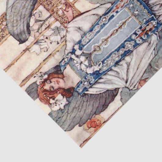 "Drops" van een Duncan Carse Tissuepapier (Detail)