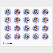 Dropveter Classic Ronde Sticker (Vel)