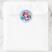 Dropveter Classic Ronde Sticker (Tas)