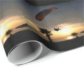 Dropzone in Dusk Adventure Paraglider Art Cadeaupapier (Rol Hoek)