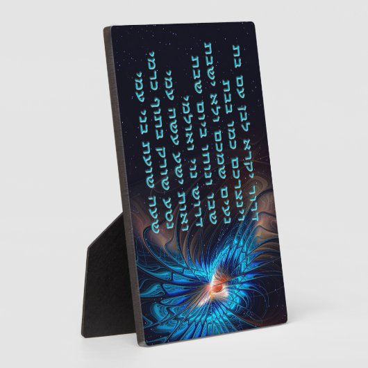 Dror Yikra zal de vrijheid verdedigen Fotoplaat (Zijkant)